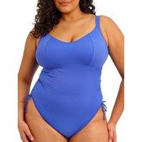Elomi Women's Plain Sailing Non Wired Swimsuit in Blue | Size: 38H/HH