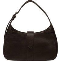 Pure Luxuries London Women's 'Suki' Leather Evening Bag in Dark Brown