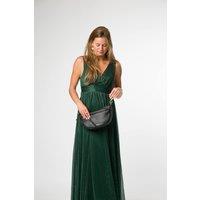 Pure Luxuries London Women's 'Melisande' Leather Cross Body Bag in Black