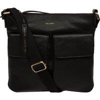Pure Luxuries London Women's 'Elodie' Leather Cross Body Bag in Black