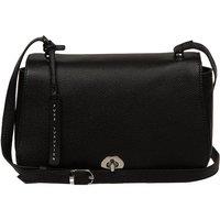 Pure Luxuries London Women's 'Annalise' Leather Cross Body Bag in Black