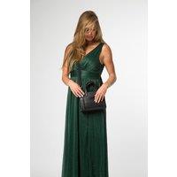 Pure Luxuries London Women's 'Tatiana' Leather Cross Body Mini Grab Bag in Black