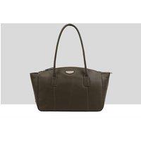 Dents Women's Felicity Leather Tote Bag in Olive