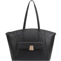 Paul Costelloe Women's Shiriya Leather Shoulder Bag in Jet Black