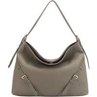 Paul Costelloe Women's Cecily Leather Shoulder Bag in Khaki