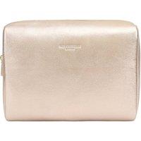 Paul Costelloe Women's Cairo Leather Wash Bag in Gold