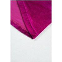 Everyday The Label Women's Bright Pink Plus Size Velvet Chest Pocket Drop Shoulder Shirt | Size: XL