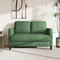 Dprodo 129CM Small Sofa Couch, Soft Corduroy LoveSeat in Green | Size: 1 Pack