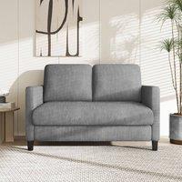 Dprodo 129CM Small Sofa Couch, Soft Corduroy LoveSeat in Grey | Size: 1 Pack