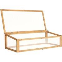 tectake Cold Frame in Brown