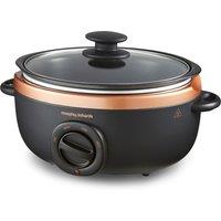Morphy Richards Sear & Stew Oval 3.5L Slow Cooker in Black