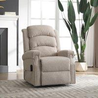 Artemis Home Eltham Dual Motor Electric Lift Assist Recliner with Massage & Heat in Beige