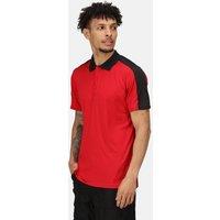 Regatta Men's Contrast Wicking Polo Shirt in Red | Size: 4XL