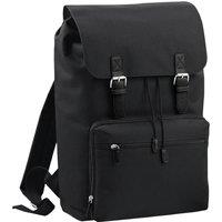 Bagbase Men's Vintage Laptop Backpack in True Black