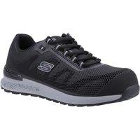 Skechers Men's Bulklin Bragoo Safety Trainer in Black | Size: 9