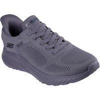 Skechers Men's BOBS Sport Squad Chaos Solid Step Shoe in Dark Grey | Size: 12