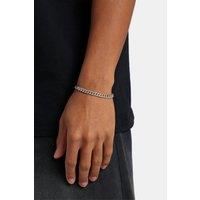 Cernucci Men's 5mm Miami Cuban Bracelet in Metallic Silver | Size: 7 inches