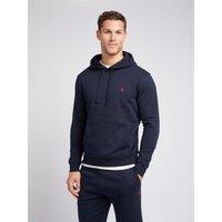 U.S. POLO ASSN. Men's Double Horsemen Hoodie in Dark Navy | Size: Large