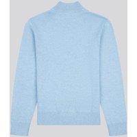 U.S. POLO ASSN. Men's Knitted Funnel Neck in Pale Blue | Size: 14-15 Years
