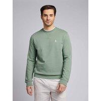 U.S. POLO ASSN. Men's Double Horsemen Sweatshirt in Emerald | Size: XL