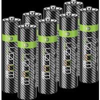 Venom Rechargeable AAA Batteries - High Capacity 800mAh (8-Pack) in Black | Size: 8 Pack