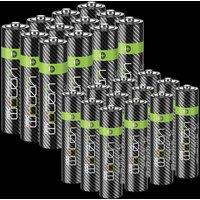 Venom Rechargeable AA / AAA Batteries - High Capacity (Includes 12 x AA plus 12 x AAA) in Black | Size: 25 Pack