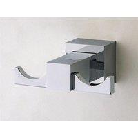 Luxury Living Roma Bathroom Towel or Robe Hook in Silver