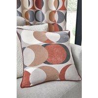 Fusion 'Sander' 100% Cotton Filled Cushion in Dark Red | Size: 43 cm x 43 cm
