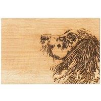 Selbrae House Spaniel Oak Serving Board in Light Brown