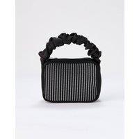 Belissh Women's Diamente Evening Bag with Detachable Crossbody Strap in Black