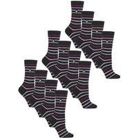Heat Holders Women's 12 Pairs Ultra Lite Soft Thermal Socks in Plum | Size: 4-8