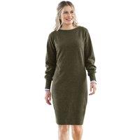 Celtic & Co Women's Supersoft Slouch Dress in Dark Olive | Size: Small
