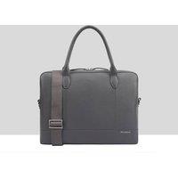 Paul Costelloe Men's Fremont Leather Manbag in Grey