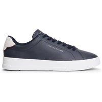 Tommy Hilfiger Men's Th Court Lth Detail Ess in White | Size: 42