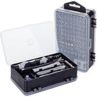 Venom 115-in-1 Professional Electronics & Gaming Screwdriver & Repair Kit in Black