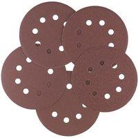 IRWIN 125mm Sanding Disc Set, 5 Piece in Red