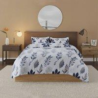 Snug City Leaf Complete Bedding Set Duvet Cover Set Pillowcase Fitted Sheet | Size: Double