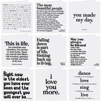Quotable Uplifting Quotes Greetings Cards 9 Multipack Assorted | Size: 9 Pack
