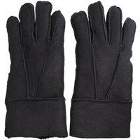 TruClothing Sheepskin Suede Leather Gloves Thermal Winter Warm in Black | Size: XL