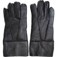 TruClothing Sheepskin Napa Leather Gloves Wool Shearling Lined Warm in Black | Size: Large