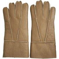 TruClothing Sheepskin Napa Leather Gloves Wool Shearling Lined Warm in Tan | Size: 2XL