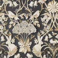 Fine Dcor Woodland Wallpaper in Charcoal