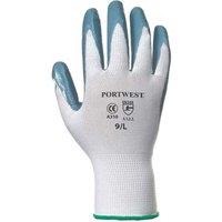 Portwest A310 Flexo Nitrile Safety Gloves in Grey | Size: 9
