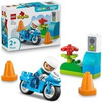 Lego Duplo Town Blue Police Motorcycle