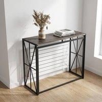 Garden Greatness Rustic Wood Top Console Table in Brown | Size: 1 Pack