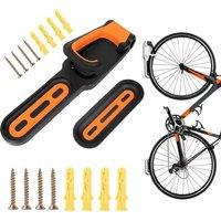 VOGREX Bicycle Storage Stand Wall Mount Garage Mountain Bike Rack in Orange