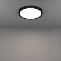 Eglo Fueva 6 Black LED Ceiling Light, 27cm