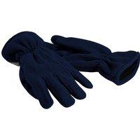 Beechfield Men's Suprafleece Anti-Pilling Thinsulate Thermal Winter Gloves in Navy | Size: Large/XL