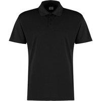 Kustom Kit Men's Micro Mesh Short-Sleeved Polo Shirt in Black | Size: Medium