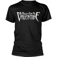 Bullet For My Valentine Men's Logo Cotton T-Shirt in Black | Size: Large